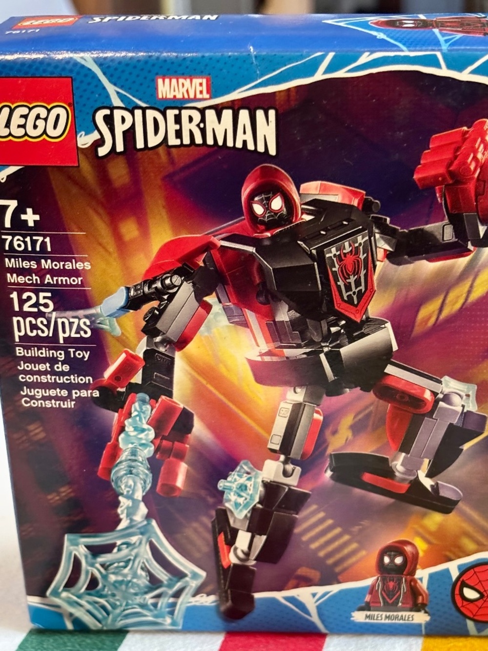 LEGO MARVEL SUPERHEROES "Miles Morales Mech Armor" 76171 UNOPENED